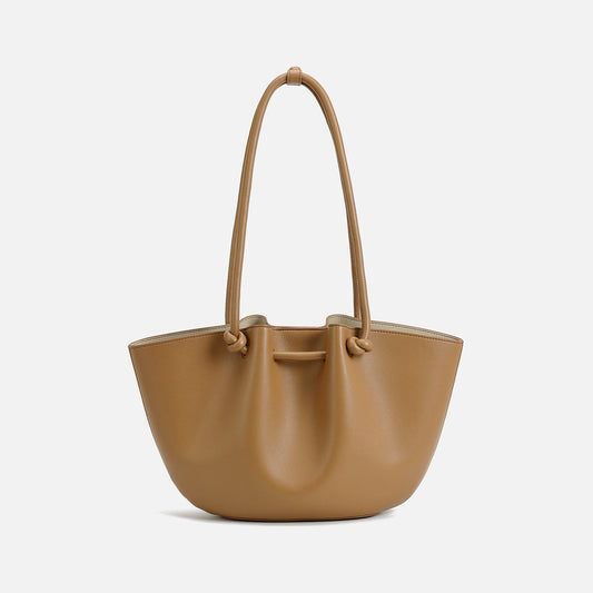 Pleated cloud bag shoulder bag