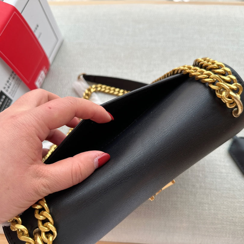 Classic Double Sunset leather satchel