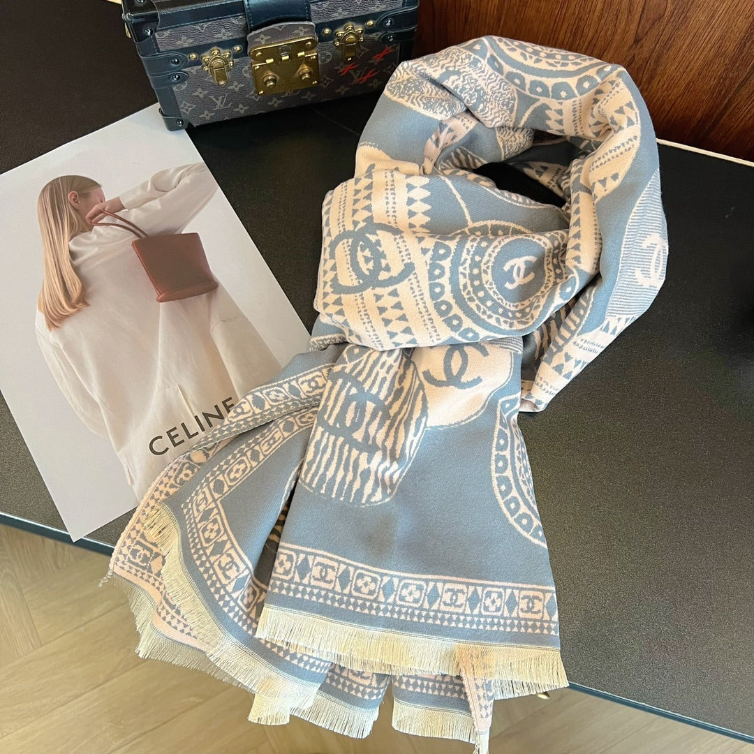 Fashion CC letter scarf