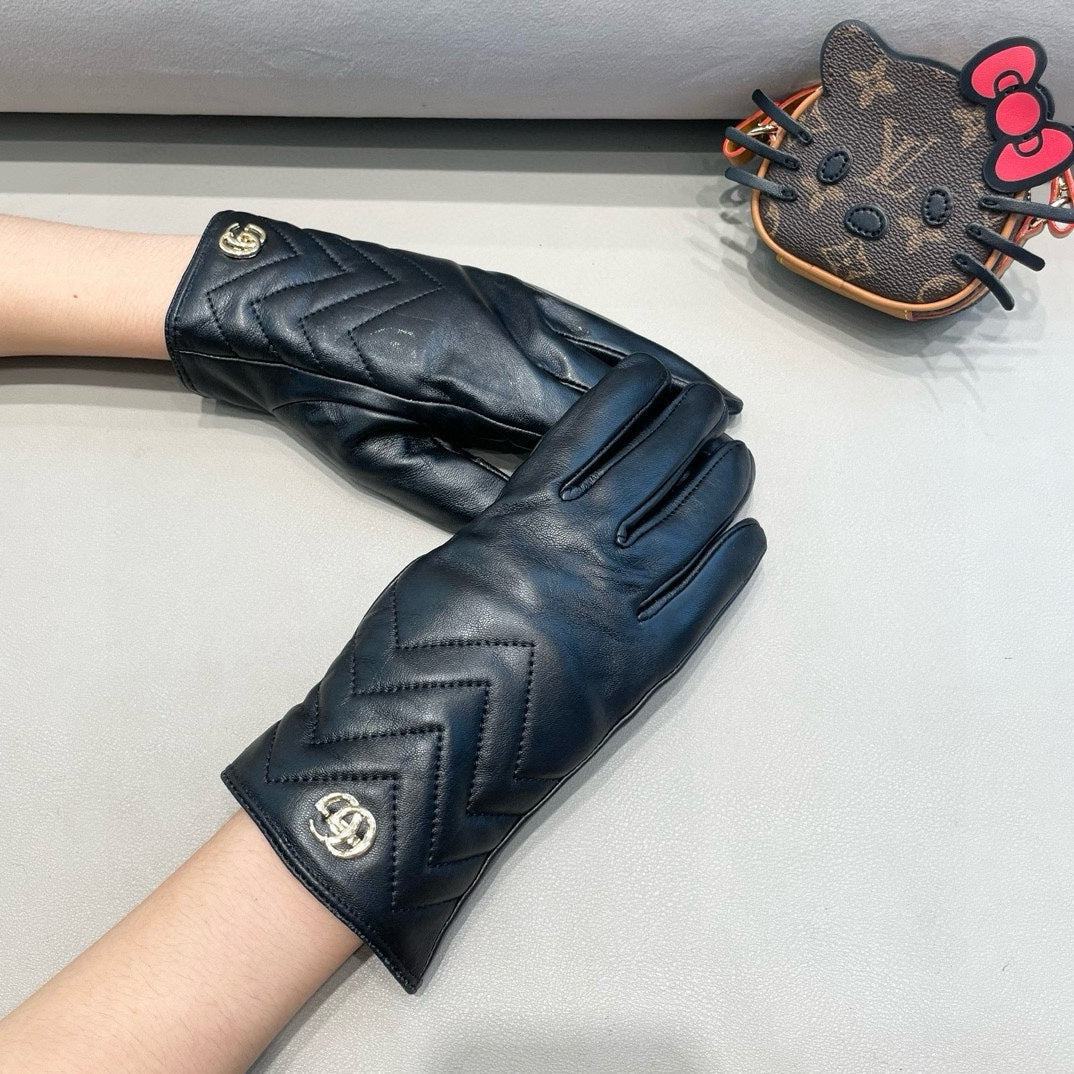 Fashion GG letter gloves
