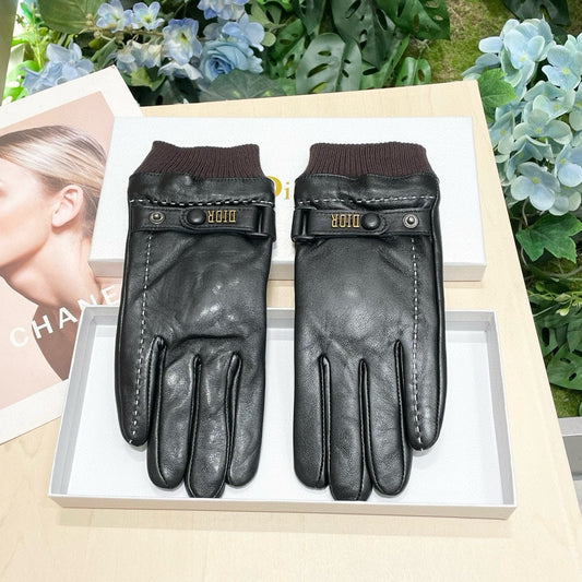 Fashion CD letter gloves