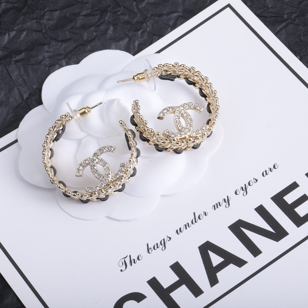 Fashion CC Half Circle Earrings