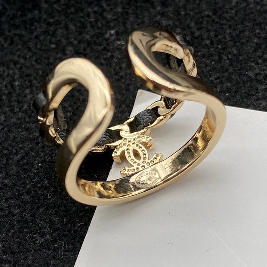 Fashion CC Letter Ring