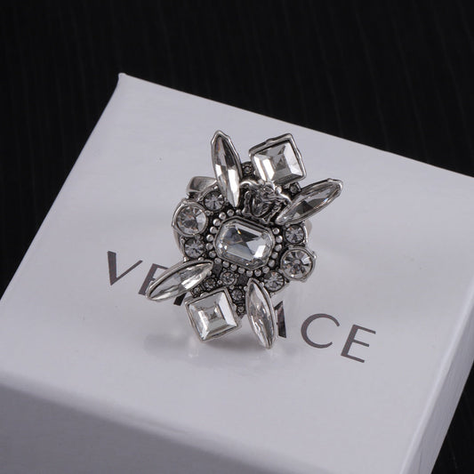 VE Rhinestone Ring