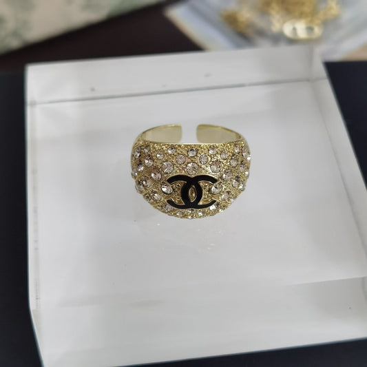 CC Rhinestone Open Ring