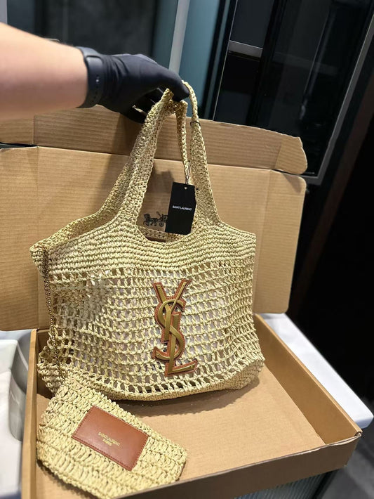 Fashion hollow woven handbag