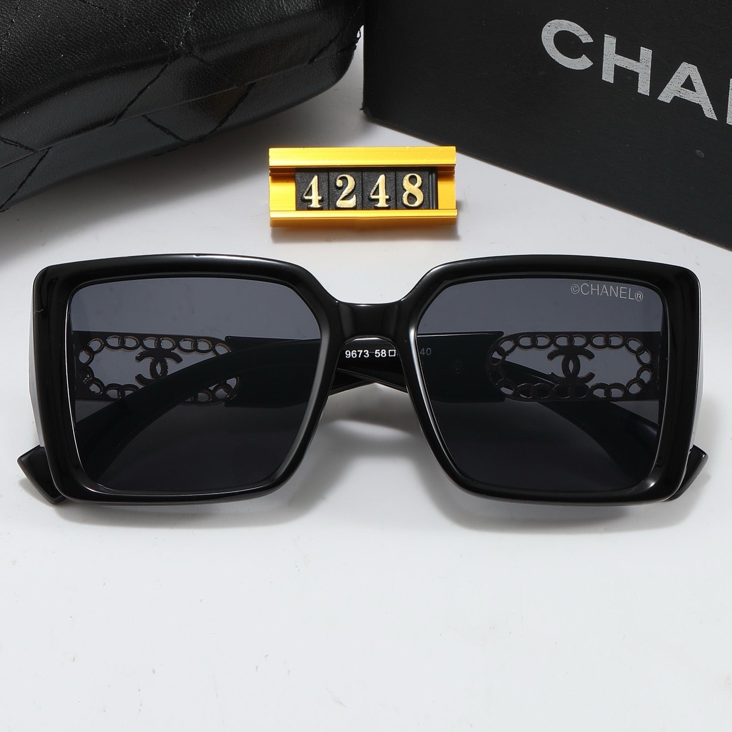 5-color fashion CC letter sunglasses