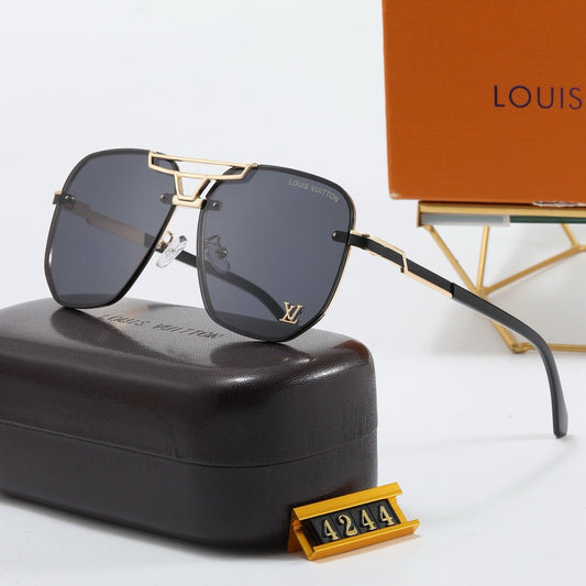 5-color fashionable four-leaf clover letter sunglasses