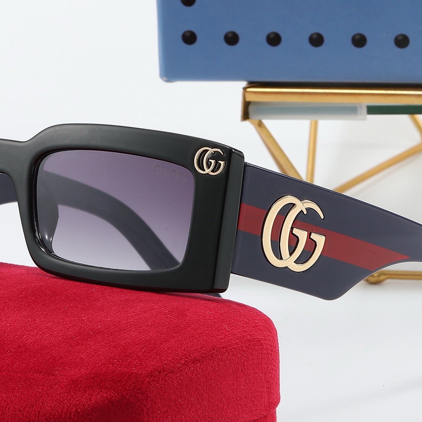 4-color fashionable GG letter sunglasses