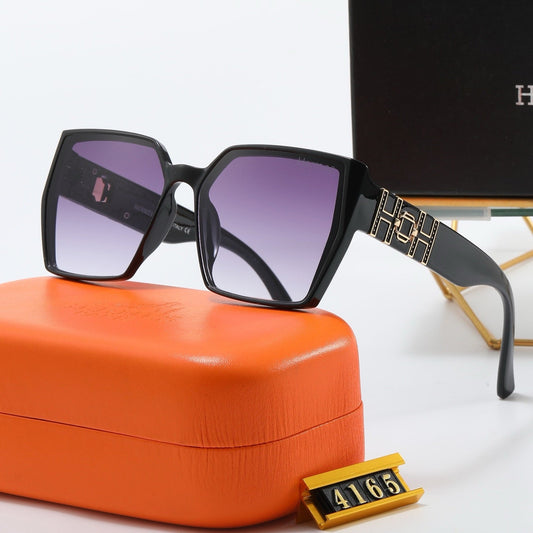 4-color fashion H letter sunglasses