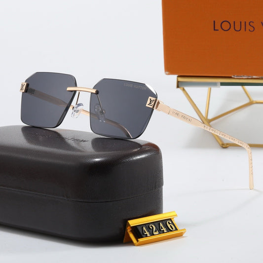 5-color fashionable four-leaf clover letter sunglasses