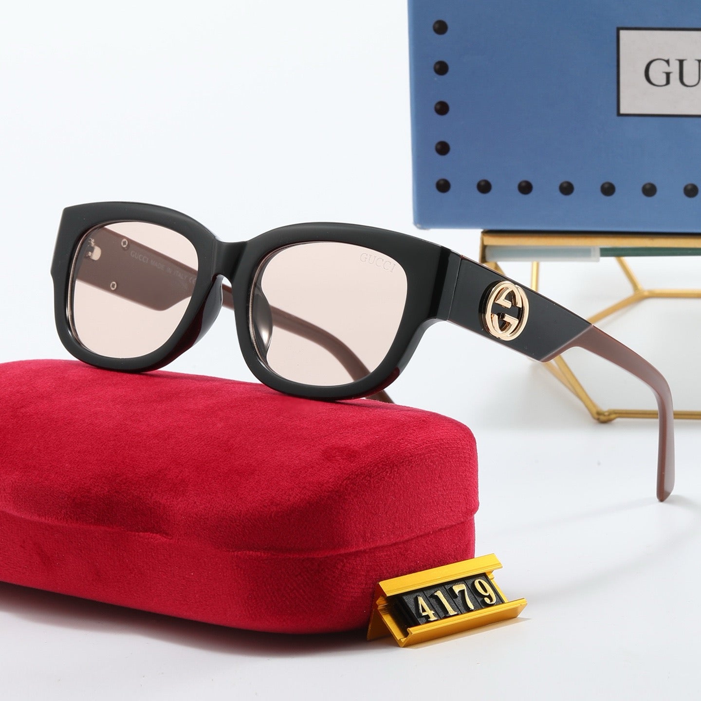 4-color fashionable GG letter sunglasses