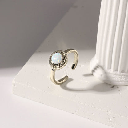 fashion copper coffee gold couple ring