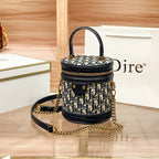 Retro cylindrical handbag