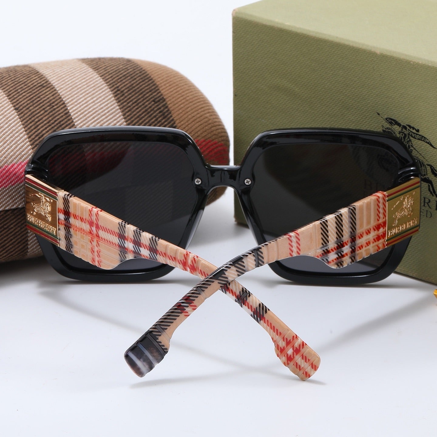 5-color fashionable BUR letter sunglasses