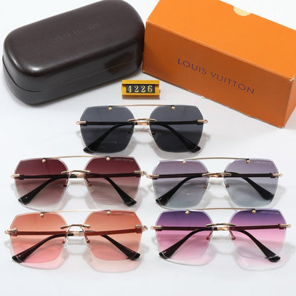 5-color fashionable four-leaf clover letter sunglasses