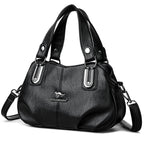 Vintage Multi-Compartment Crossbody Shoulder Bag