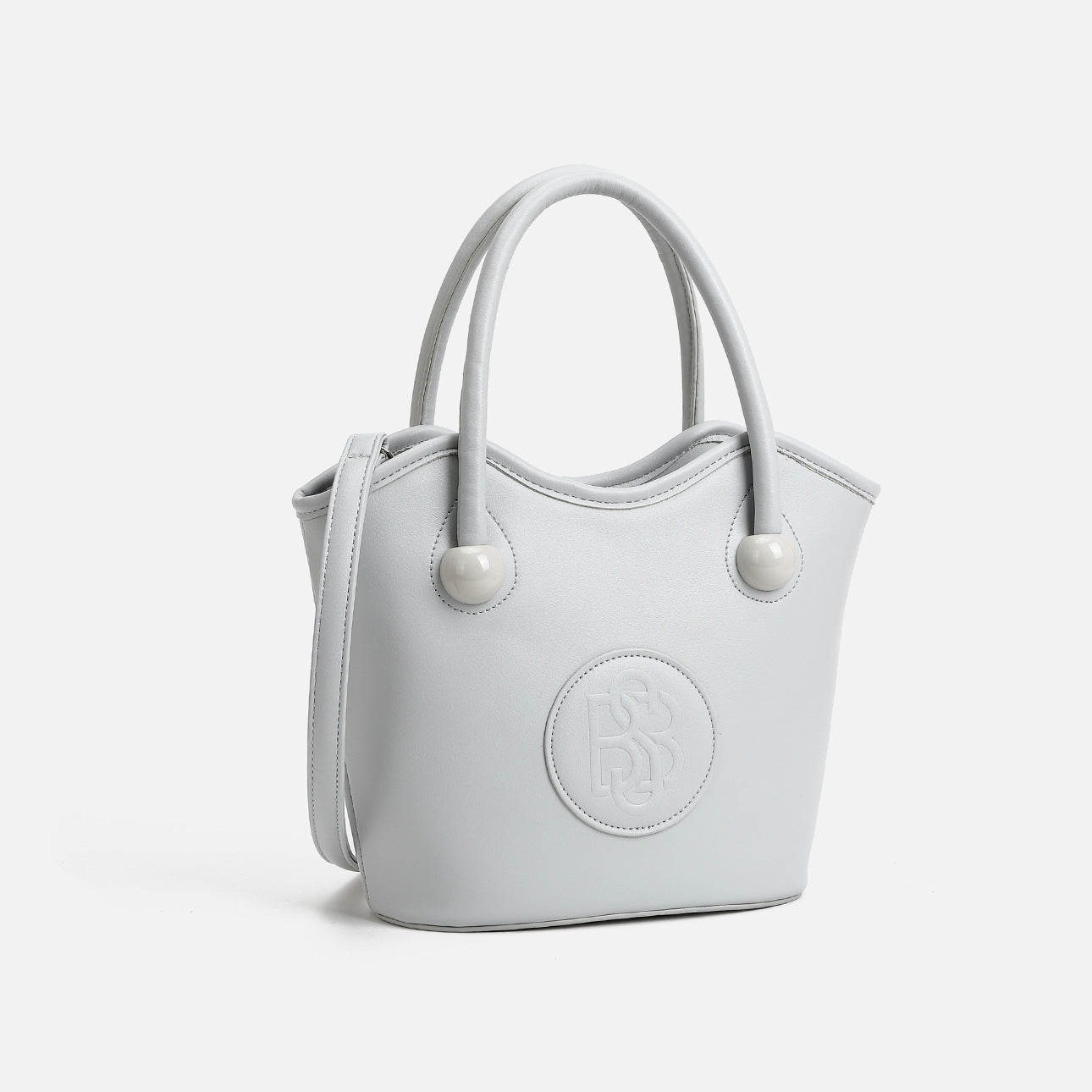 Silk scarf bucket shoulder messenger bag