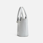 Silk scarf bucket shoulder messenger bag