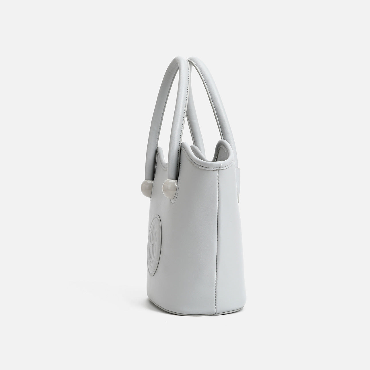 Silk scarf bucket shoulder messenger bag