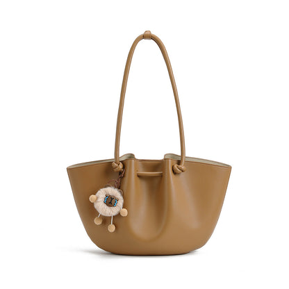 Pleated cloud bag shoulder bag