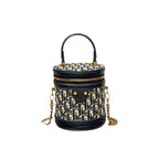 Retro cylindrical handbag