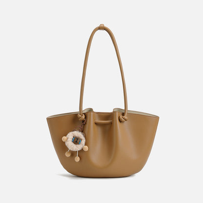 Pleated cloud bag shoulder bag