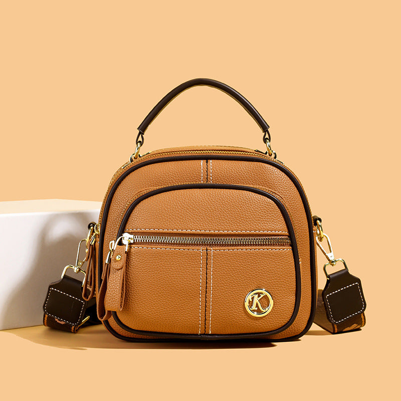 Versatile Small Square Crossbody Handbag