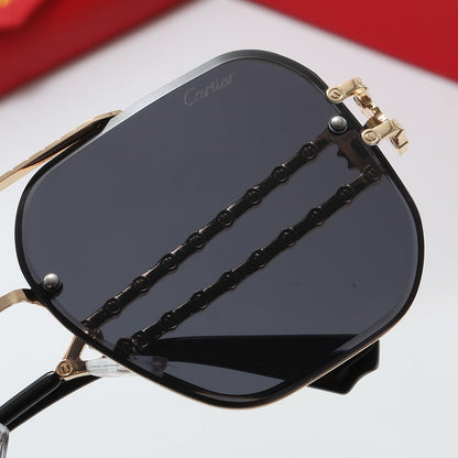 7-color fashion Car letter sunglasses