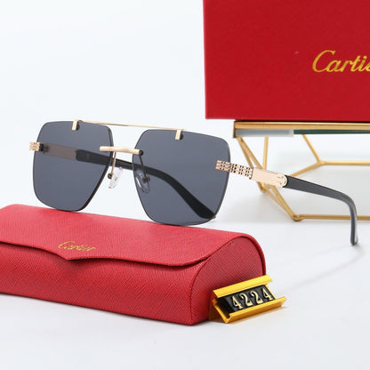 5-color fashion CAR letter sunglasses