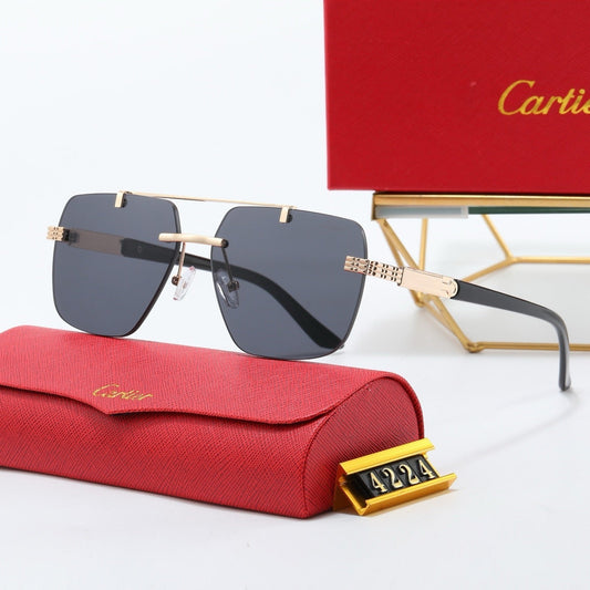 5-color fashion CAR letter sunglasses
