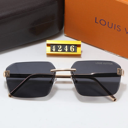5-color fashionable four-leaf clover letter sunglasses