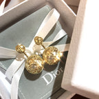 Elegant Pearl Ball Stud Earrings