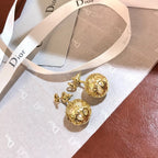 Elegant Pearl Ball Stud Earrings