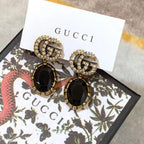 3 Colors Elegant Crystal Earrings