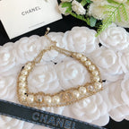 Pearl Large Rhinestone Necklace