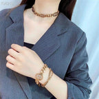 Fashion Hollow Letter Bracelet