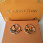 Fashion Letter Hollow Earrings