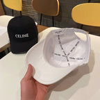 Fashion simple solid color alphabet baseball cap