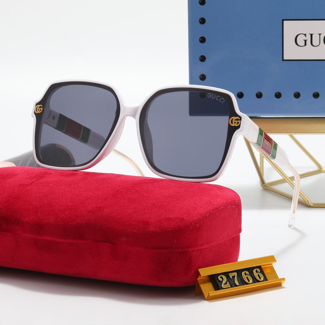 5 colors double G three-color stitching polarized sunglasses