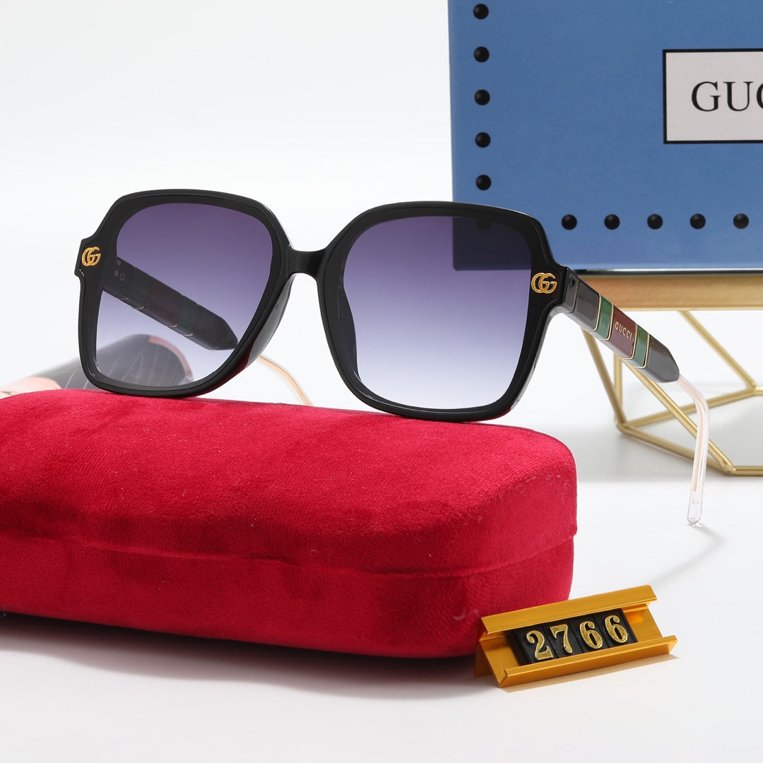 5 colors double G three-color stitching polarized sunglasses