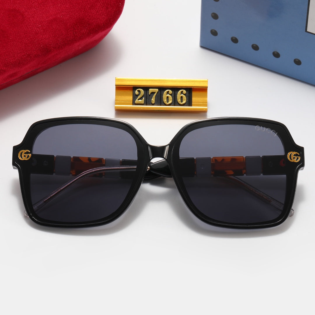 5 colors double G three-color stitching polarized sunglasses