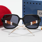 5 colors double G three-color stitching polarized sunglasses