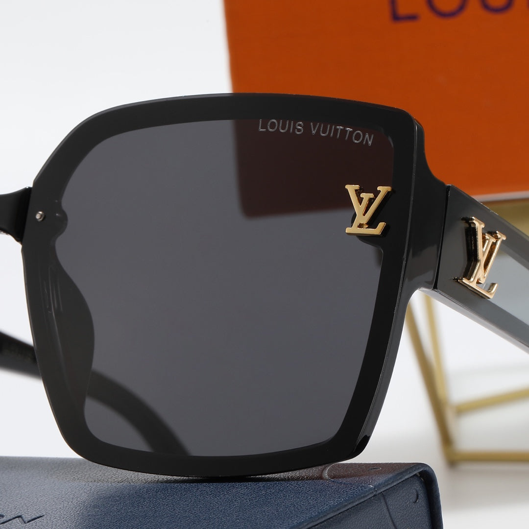 5 Colors Simple Transparent Temples Polarized Sunglasses