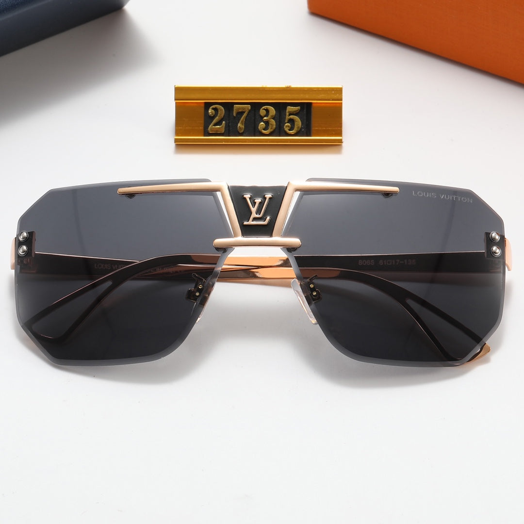 7 Colors Fashion Printing Frameless Polarized Sunglasses