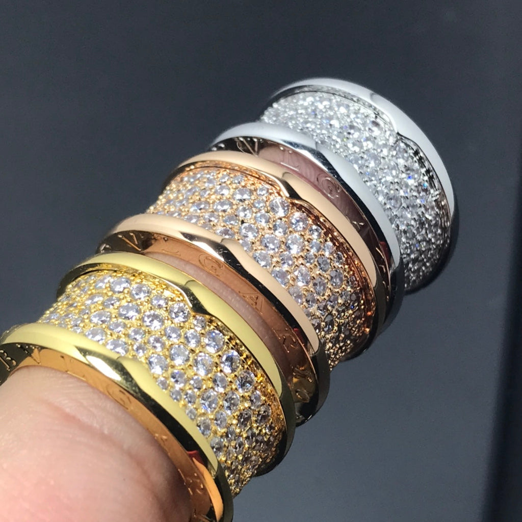 Fashion precision carving CNC ring Full Star