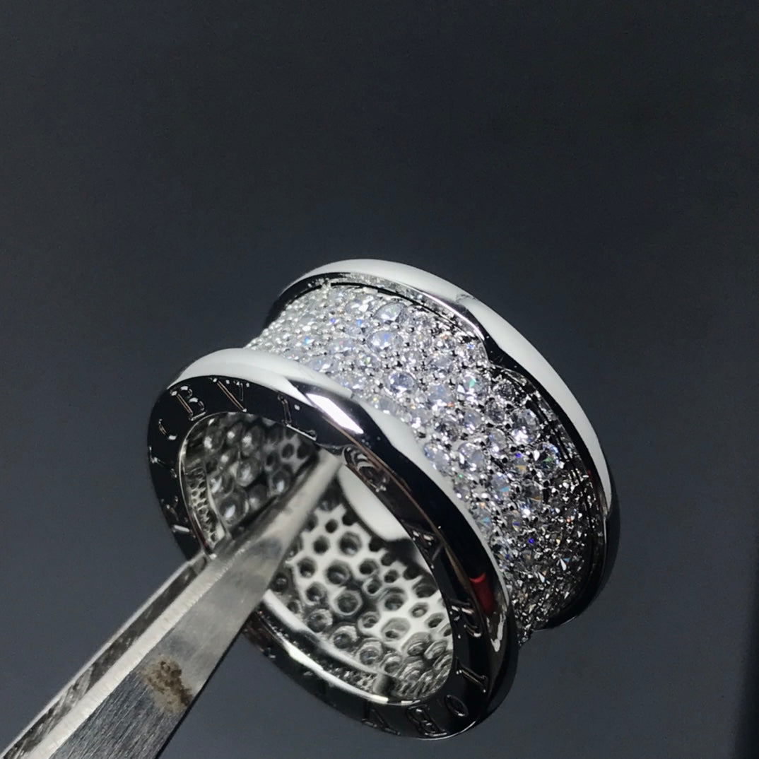 Fashion precision carving CNC ring Full Star