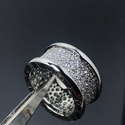 Fashion precision carving CNC ring Full Star