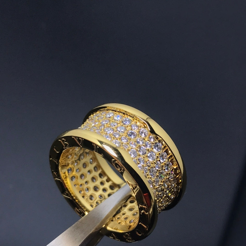 Fashion precision carving CNC ring Full Star