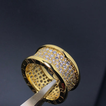 Fashion precision carving CNC ring Full Star